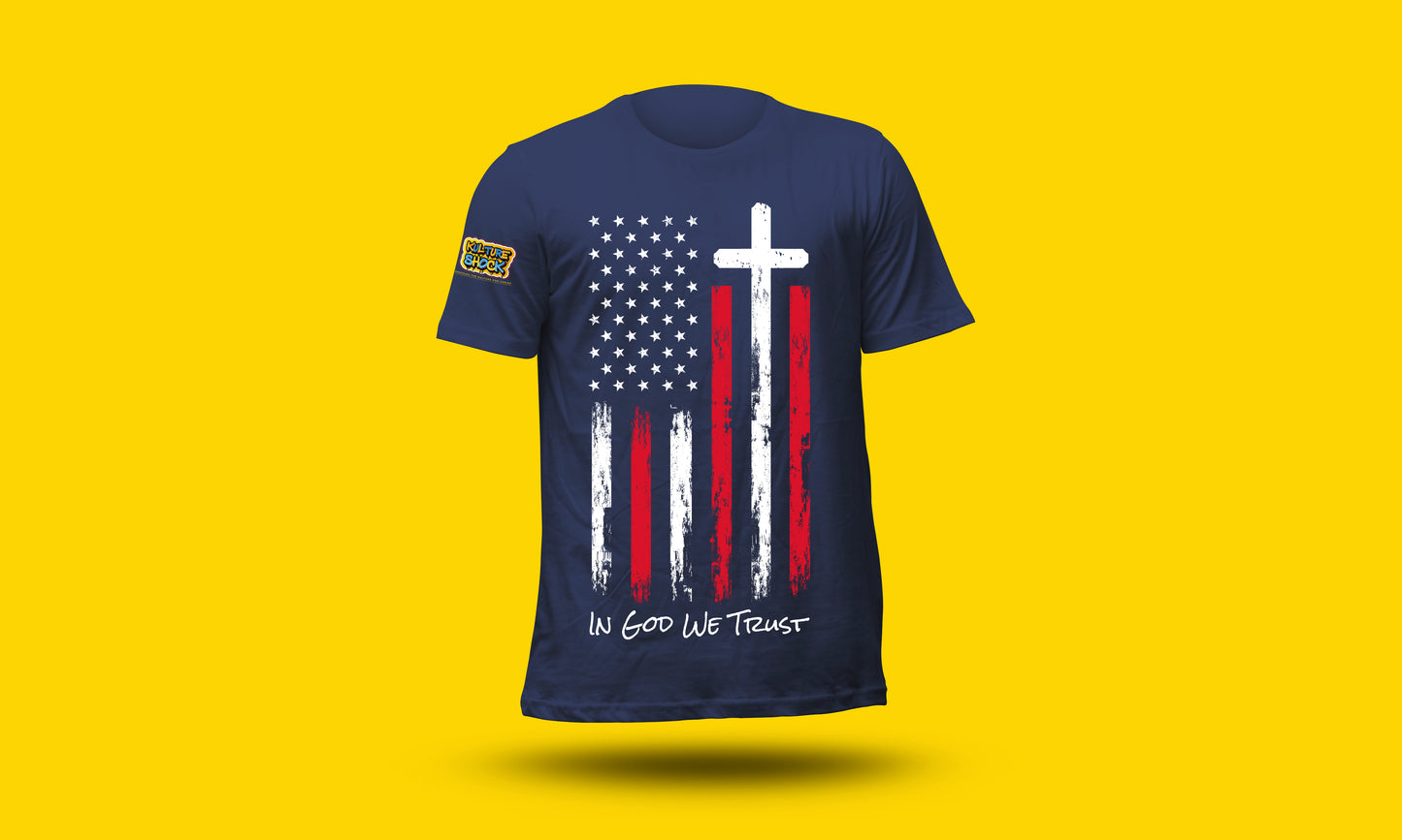 The Patriot Edition- Kulture Shock Navy Blue T-Shirt