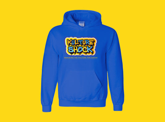 KultureShock Signature Unisex Hoodie- Royal Blue