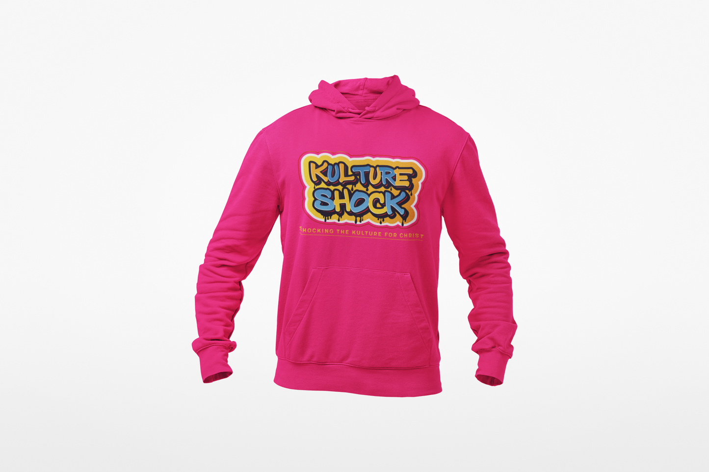 KultureShock Signature Unisex Hoodie- Pink