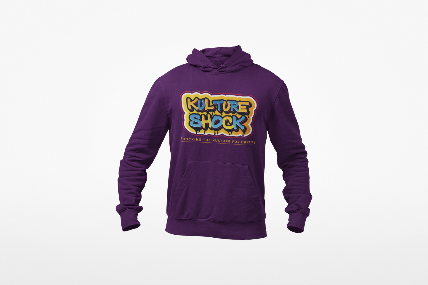 KultureShock Signature Unisex Hoodie- Purple