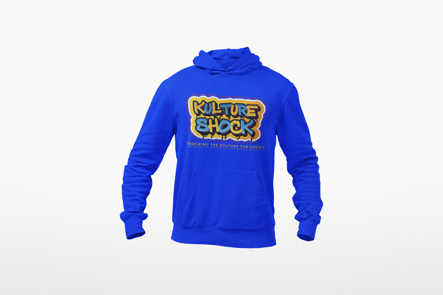 KultureShock Signature Unisex Hoodie- Royal Blue