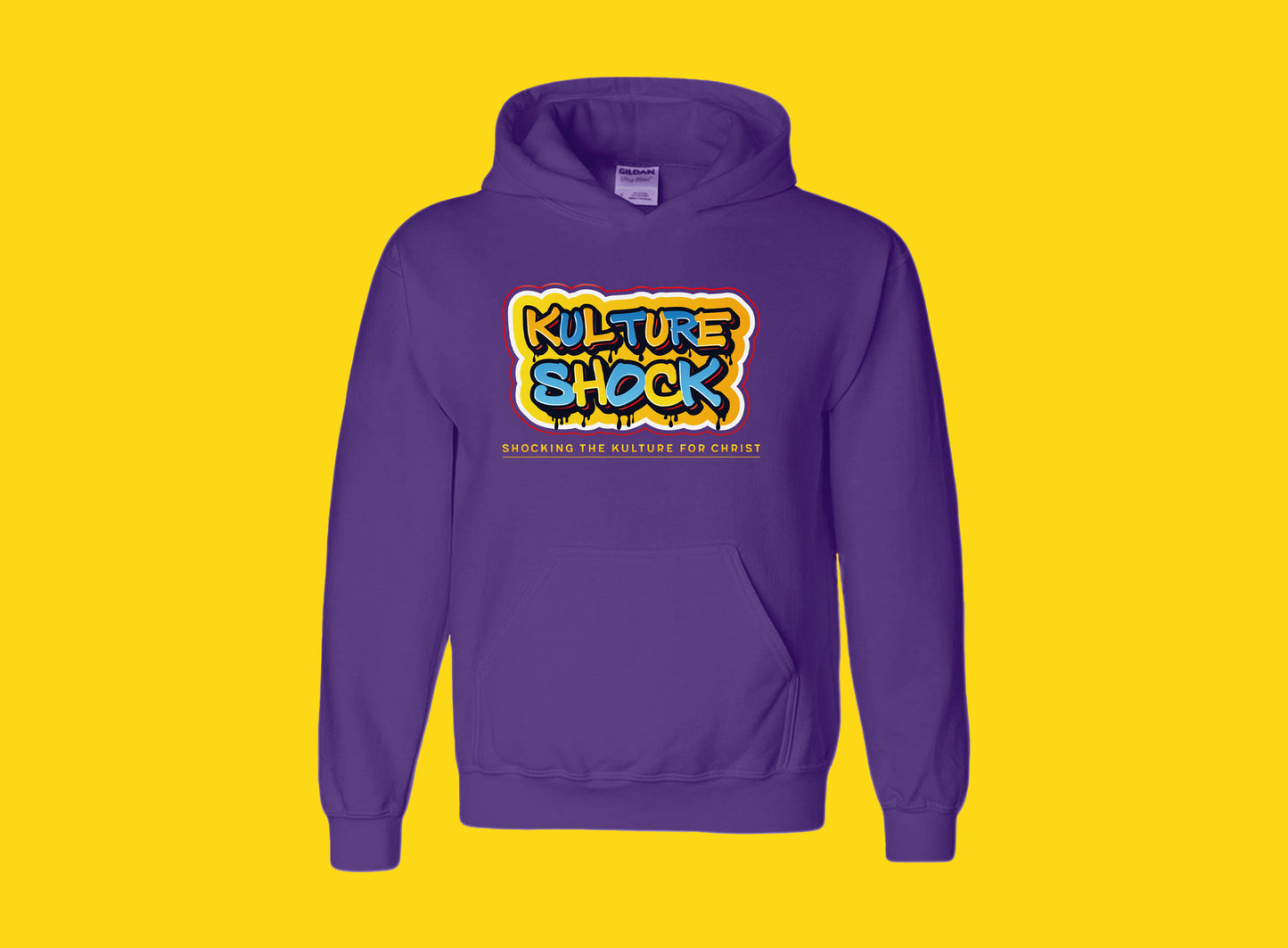 KultureShock Signature Unisex Hoodie- Purple