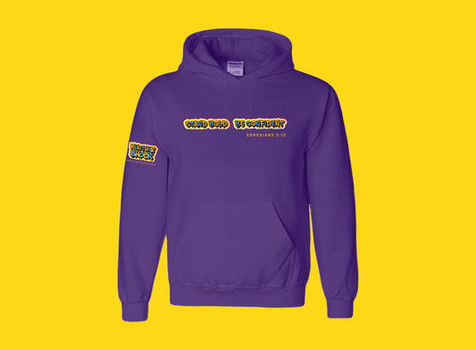 Stand Bold Be Confident Hoodie- Purple